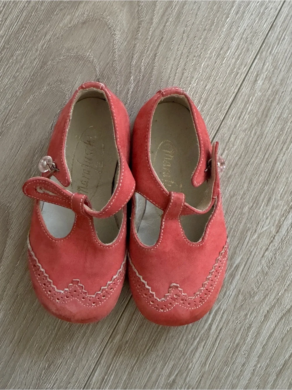 Hot pink leather saddle shoes - Argentinian brand marafuschi - size 5